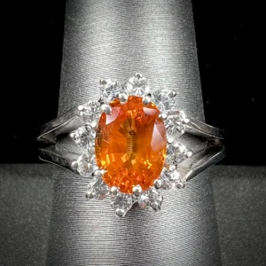 Orange Sapphire KK Gemstone
