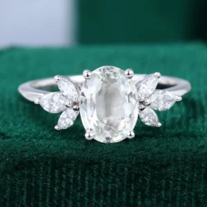 White-Sapphire- kk Gemstone