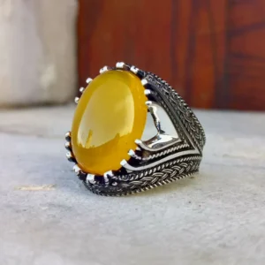 Yellow-Agate-Ring-Turkish-925-Silver-4